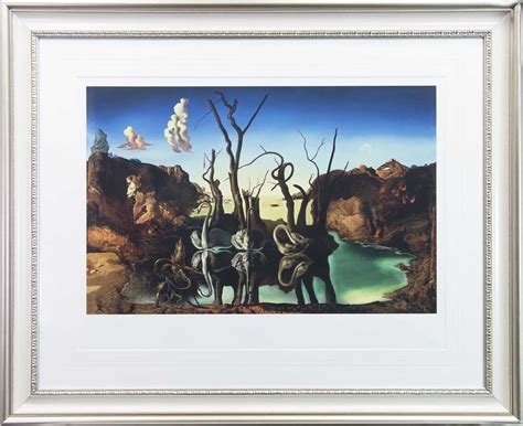 Salvador Dalí | SWANS REFLECTING ELEPHANTS | MutualArt
