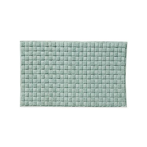 Resort Collection Textured Tile Bath Mat & Handwoven Long-Staple Cotton
