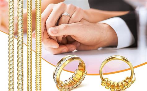 CRIYALE 4 Pcs Gold Ring Adjuster for Loose Rings Invisible Ring ...