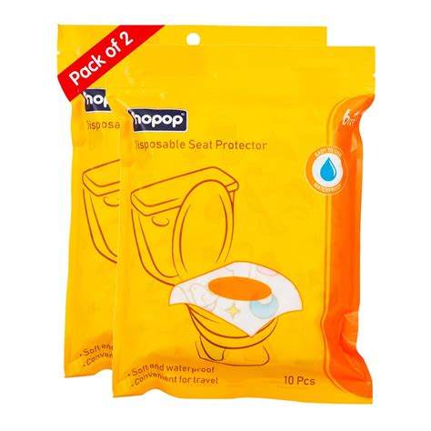 Hopop Disposable Toilet Seat Covers | Toilet Seat Protector with ...