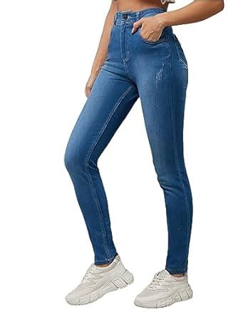 Buy Miss Chase Women's Skinny Fit High Rise Regular Length Denim ...