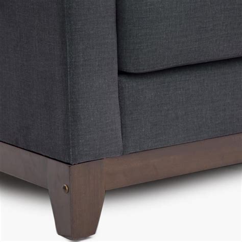 Buy Adalyn Miami Fabric 3-Seater Sofa - Grey from Home Centre at just ...