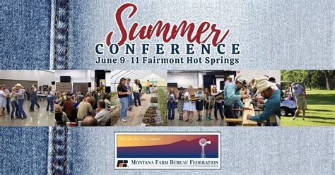 2025 Summer Conference - Montana Farm Bureau, Fairmont Hot Springs ...