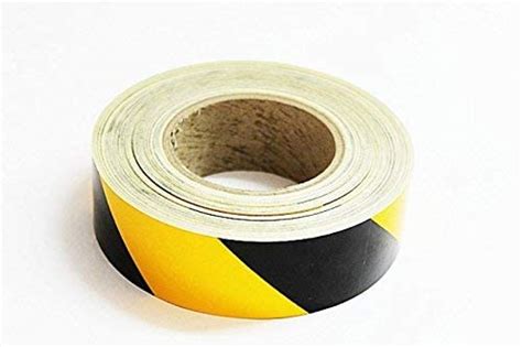 Vibha Reflective Radium Diagonal Line Roll Warning Tape for CAR ...
