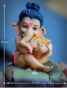 LAIKA CREATION Car Ganpati, Bal Ganesh, Dashboard Murti Decorative ...