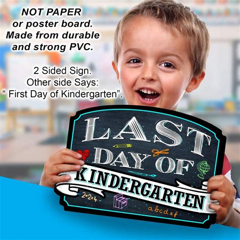 Buy Bigtime Signs First Day Of School Last Day Of School Double Sided ...