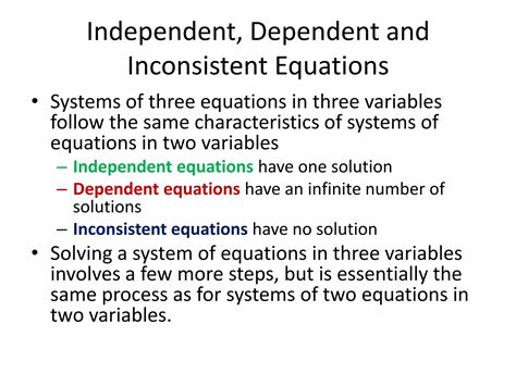 Image result for System of Equations with Three Variables