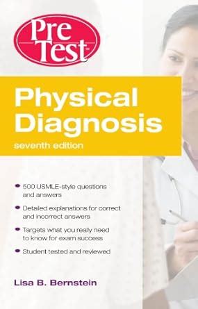 Physical Diagnosis PreTest Self Assessment and Review, Seventh Edition ...