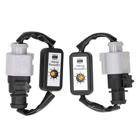 Buy LED Tail Lights Dynamic Turn Signal Adapter Harness Blinker Module ...