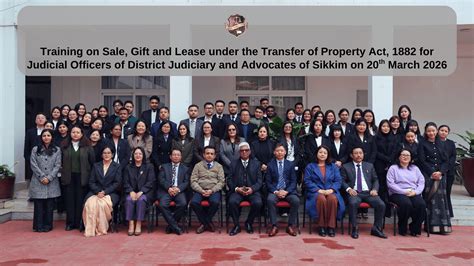 Training on Sale, Gift and Lease under the Transfer of Property Act ...