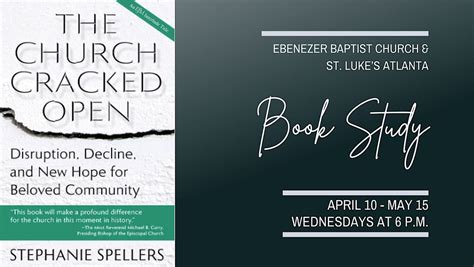 2024 Ebenezer & St. Lukes Easter Book Study - "The Church Cracked Open ...