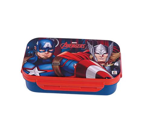 Buy Striders Marvel Avengers Lunch Box Leakproof, Insulated, Single ...