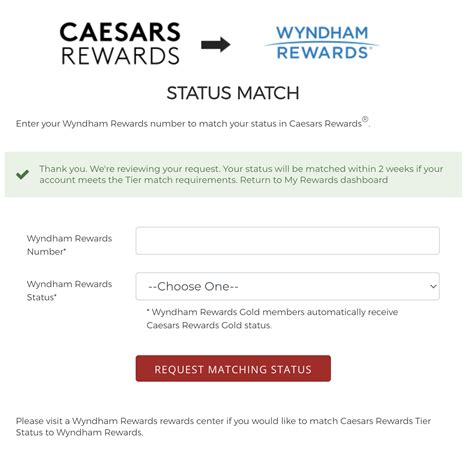Status Match Struggle: Trying to Match My Wyndham & Caesars Rewards ...