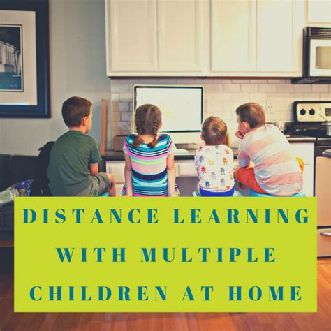 Image result for Distance Learning Set Up Multiple Children