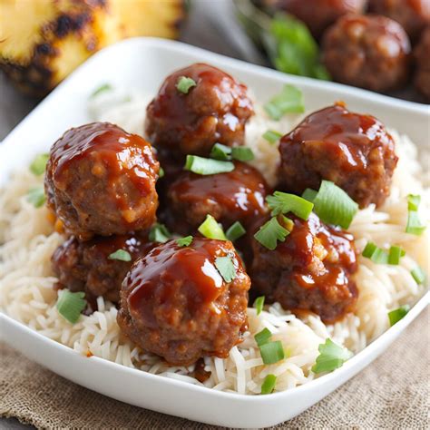 Pineapple BBQ Meatballs Recipe | Cheff Recipes
