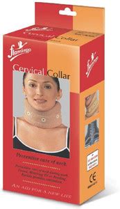 FLAMINGO Cervical Collar for Neck Adjustable Neck Size L (40-45 cm ...