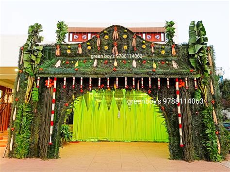 Panthal Decoration Green Boys - Event Managers - Udumalaipettai | Vkno ...
