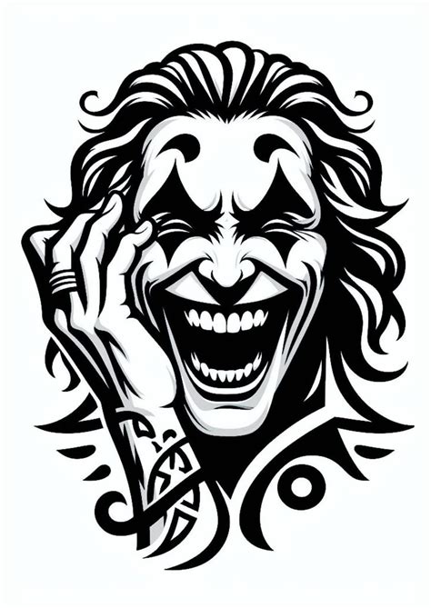 Pin de felipe garcia tattoo desenhos en palhaços desenhos tattoos ...