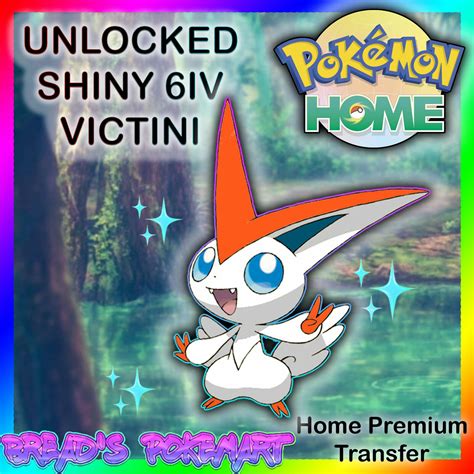 Buy Ultra Shiny VICTINI 6IV Mythical Unlock Pokemon Home Premium Fast ...