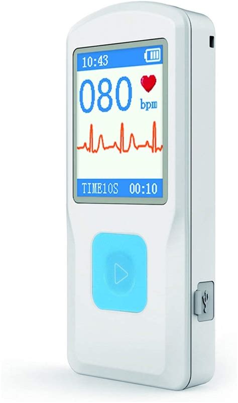 HEALTHWOOD Portable ECG/EKG Monitor with Bluetooth for iOS and India | Ubuy