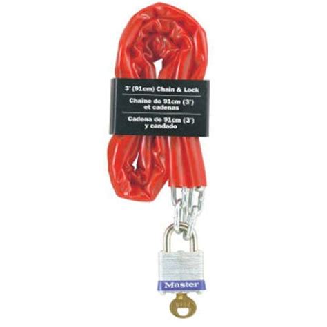 Master Lock 716D Laminated Padlock and Chain : Amazon.in: Home Improvement