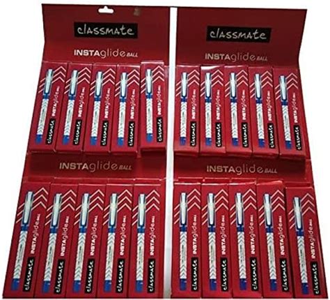 Classmate InstaGlide Blue Ink Ball Pens, Set of 10 : Amazon.in: Office ...