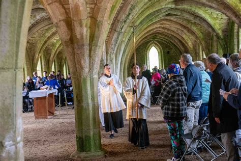 Fountains Abbey Mass on the Feast of St Benedict | Diocese of Leeds
