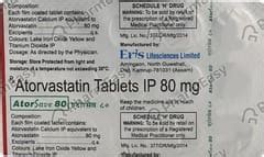 Goodvastatin 80 MG Tablet (10): Uses, Side Effects, Price & Dosage ...