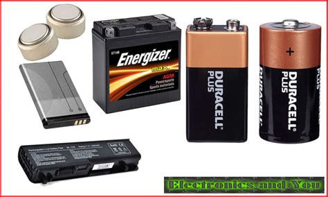 Battery Types Comparisons 的图像结果
