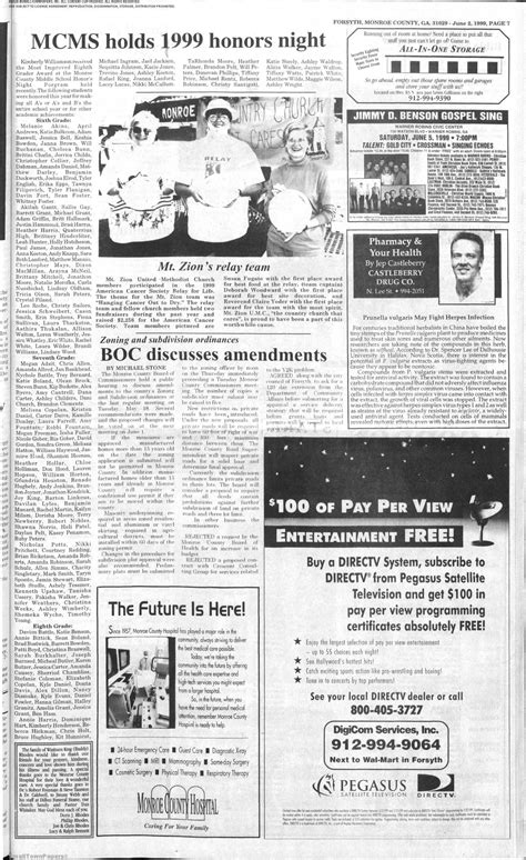 The Monroe County Reporter June 2, 1999: Page 7