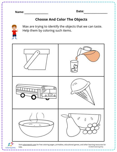 Image result for Color Nine Objects Activity