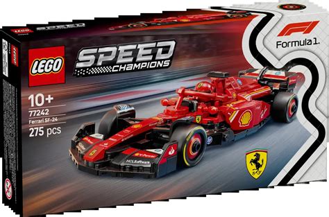 Buy LEGO Speed Champions Ferrari SF-24 F1 Race Car Driver Set 77242 ...