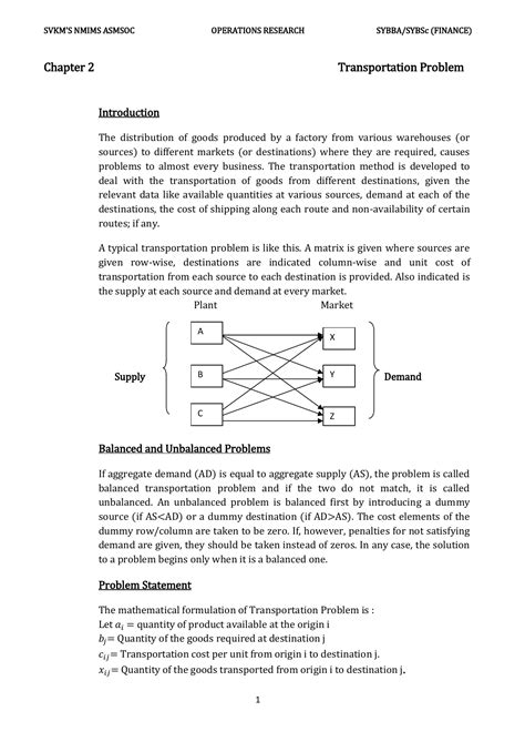Image result for SSM Method for Transportation Problems