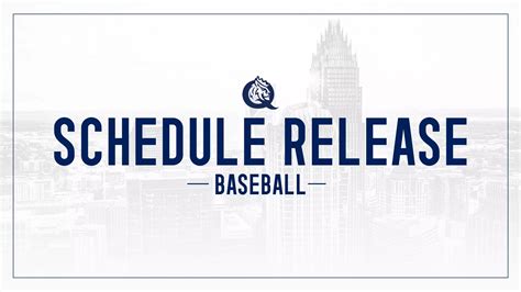 2026 Baseball Schedule Set featuring Five NCAA Tournament Opponents ...