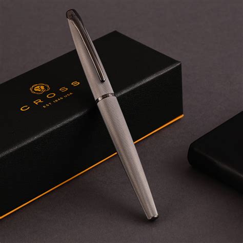 Cross ATX Titanium Grey Roller Ball Pen | Shop Online at Makoba | Cross