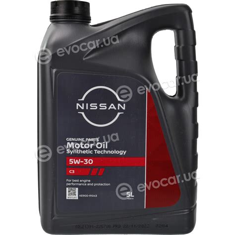 Nissan / Infiniti Motor Oil 5W-30 C3 синтетична 5л (KE90091043 ...