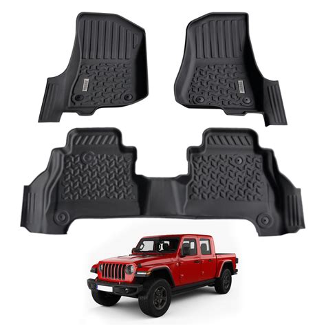 5D Car Floor Mats for Jeep Gladiator Dual Cab 2020-Onwards – AUSGO 4WD ...