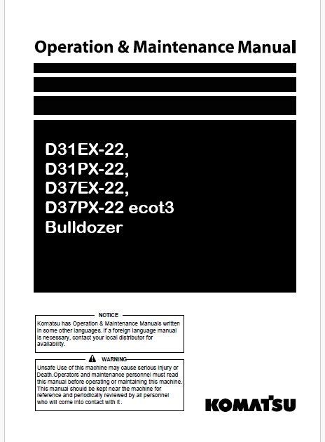 Komatsu Equipment PDF Service & Repair Manuals – Manuals Kart