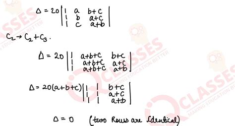 Class 12 ISC Maths Board Questions Chapter Determinants