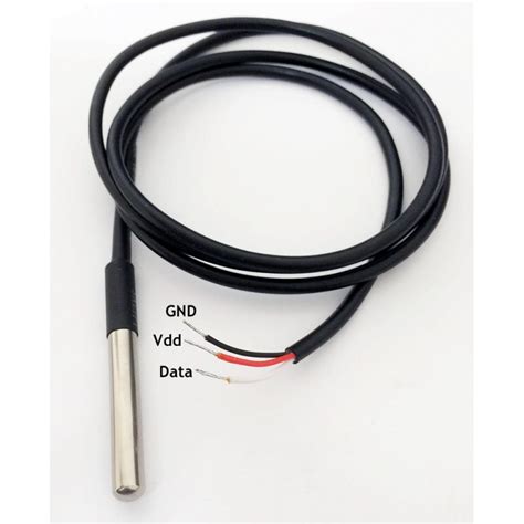 DS18B20 Water Proof Temperature Sensor Probe buy online at Best Price ...
