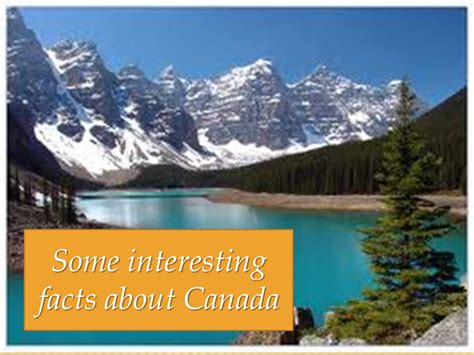 Презентація на тему Some interesting facts about Canada — презентації з ...