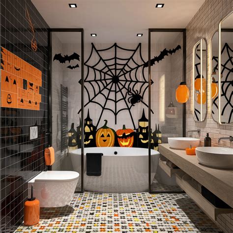 Elegant Halloween Bathroom Decor - 48 Chic and Creepy Ideas