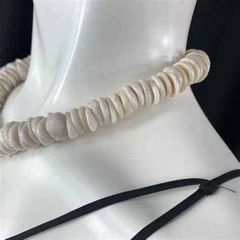 Huge Puka Shell Bead Necklace, Vintage Hawaiiana, Hawaiian Jewelry - Etsy