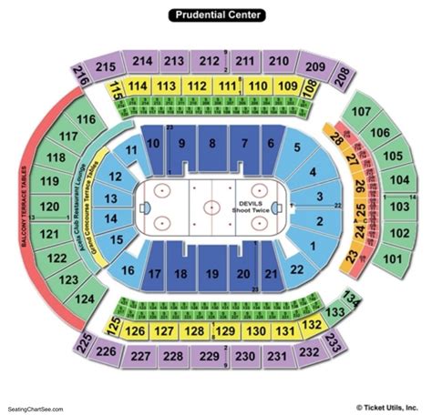 Prudential Center Interactive Seating Chart - Center Seating Chart