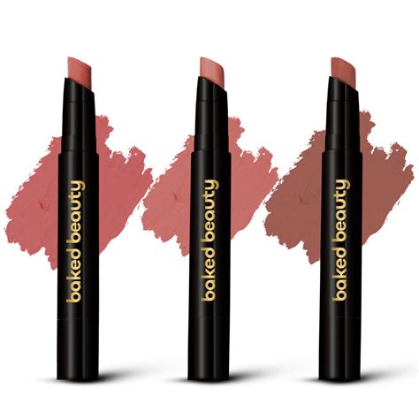 My Crayon Lip Eclair Super Matte Lip Cream Lipsticks (Pack of 3 ...
