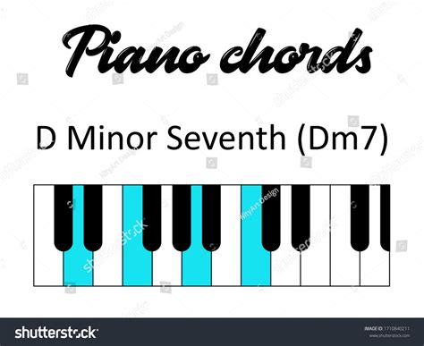 Fila de piano de color azul: vector de stock (libre de regalías ...