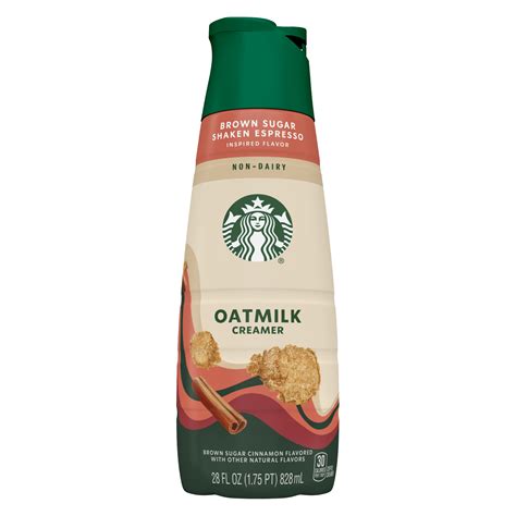 Starbucks Brown Sugar Shaken Espresso Inspired Oatmilk Creamer 28oz Btl ...
