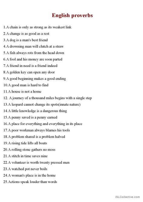 Image result for Common English Proverbs