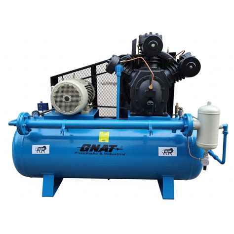 20 HP Belt Driven Lubricated Air Compressor – GNAT