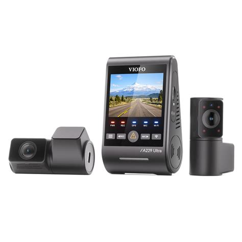 VIOFO A229 Ultra 3CH 4K Front+4K Rear+1080P Fisheye Cabin Dashcam with ...